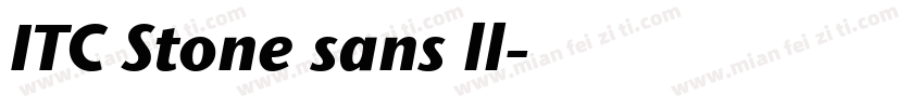 ITC Stone sans ll字体转换